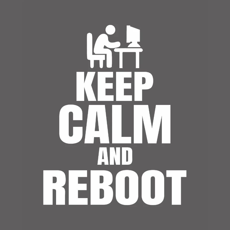 Admin Dites au programmeur administrateur Keep Calm Sys