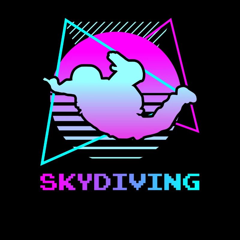 Retro Vintage Classic Skydiving Skydiver