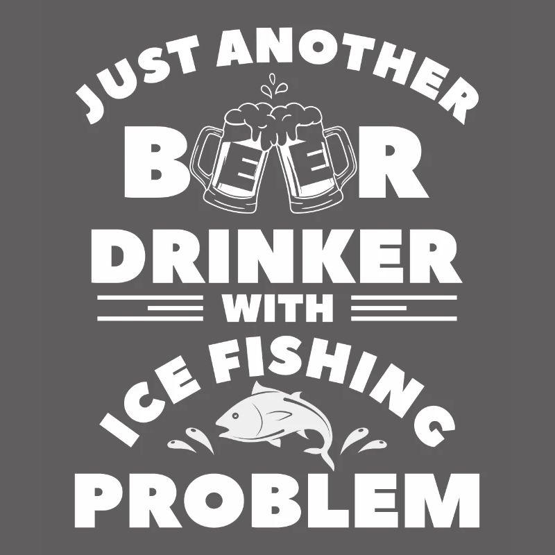 Nur ein weiterer Biertrinker mit Eisfischerproblem