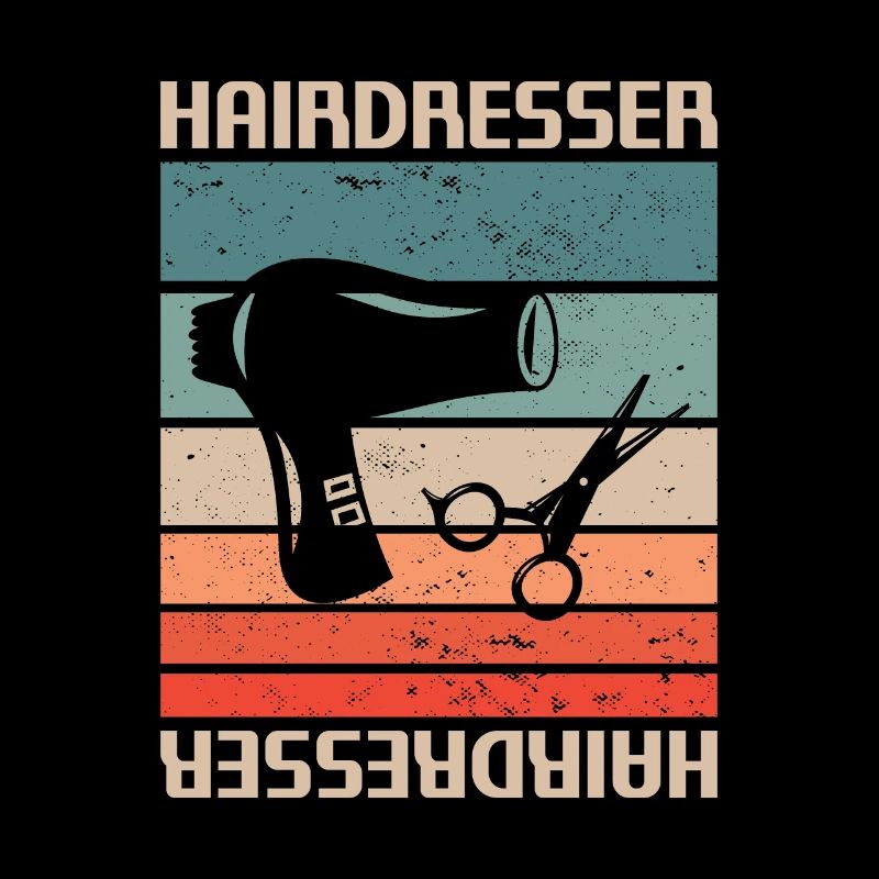 Coiffeur Rétro Vintage Classique Coiffure