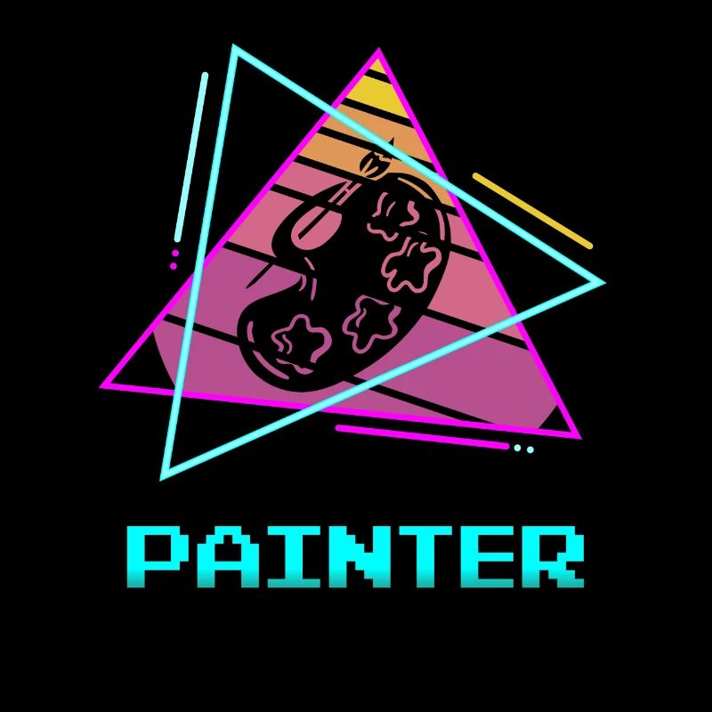 Retro Painter Paint Painting