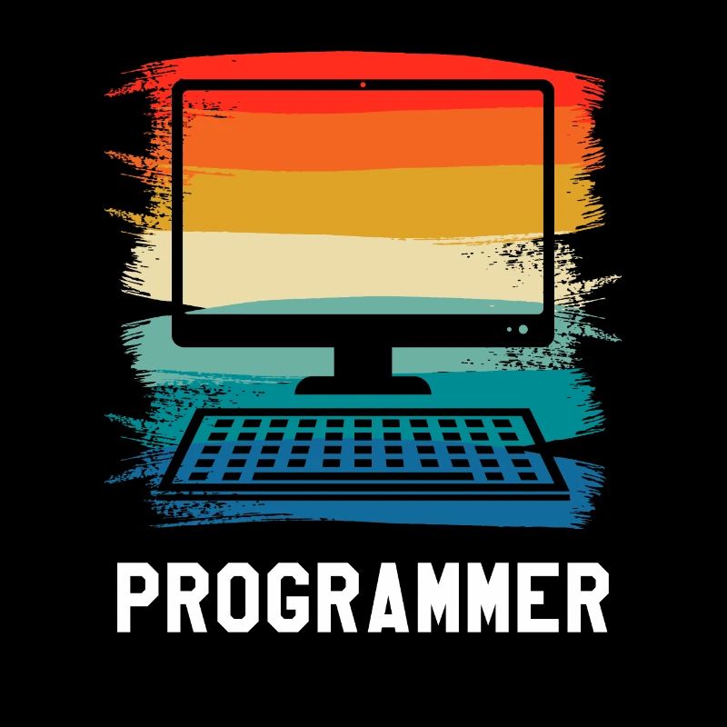 Rétro Vintage Programmeur Programmation Informatique