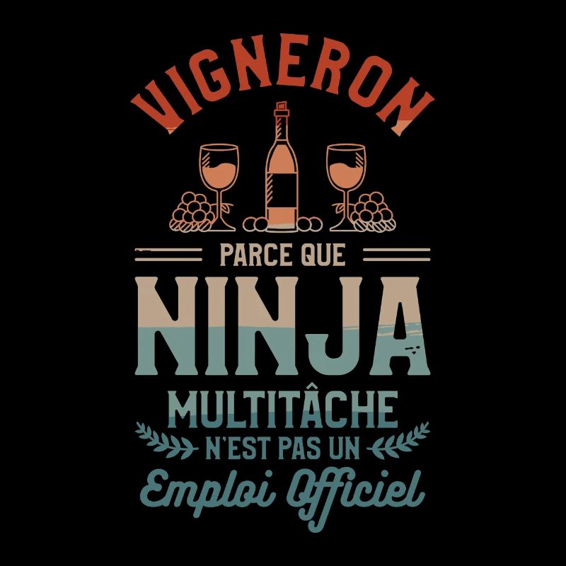 Vigneron Parce Que Ninja Multitâche N'est Pas Un