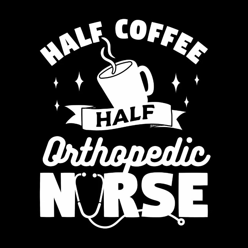 halb Kaffee halb orthopädische Krankenschwester Orthopäde RN