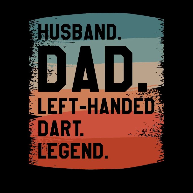 Ehemann Papa Linkshänder Dart Legende Darter