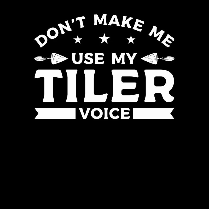 Ne me faites pas utiliser mes carreaux de tuiles de carrelage vocal