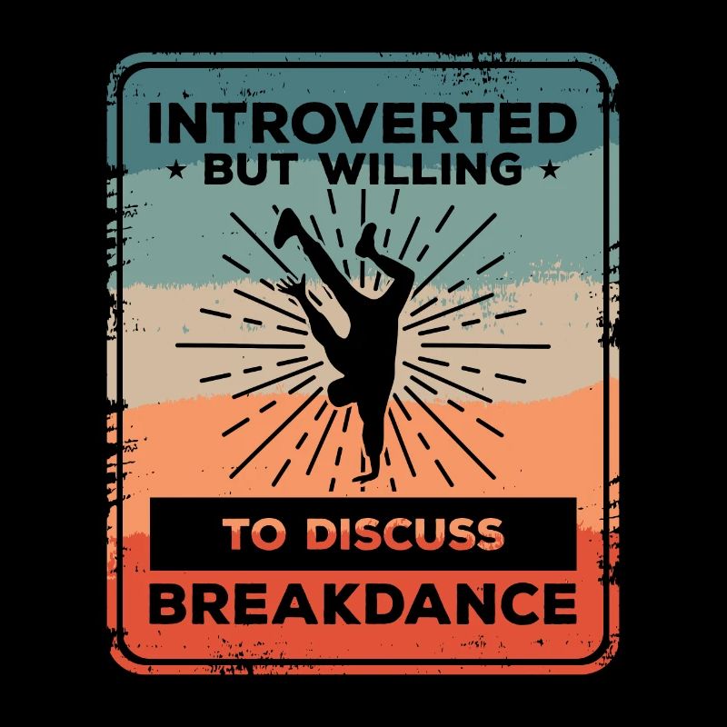 Introvertiert, aber bereit, über Breakdance zu diskutieren