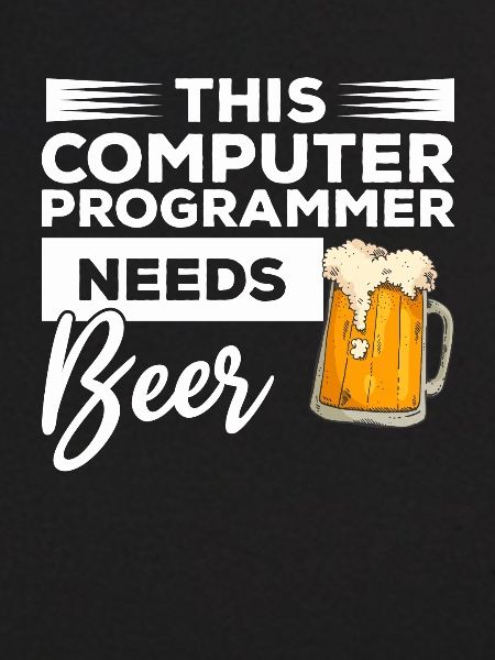 Dieser Computerprogrammierer braucht Bierprogrammierung