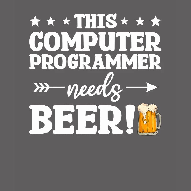 This Computer Programmer Needs Beer Programming