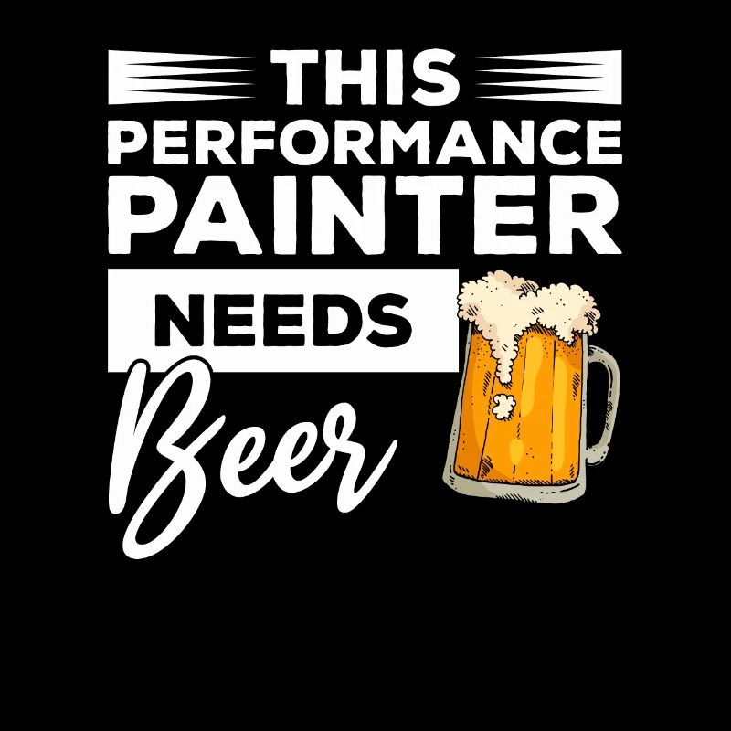 Ce peintre de performance a besoin de bière