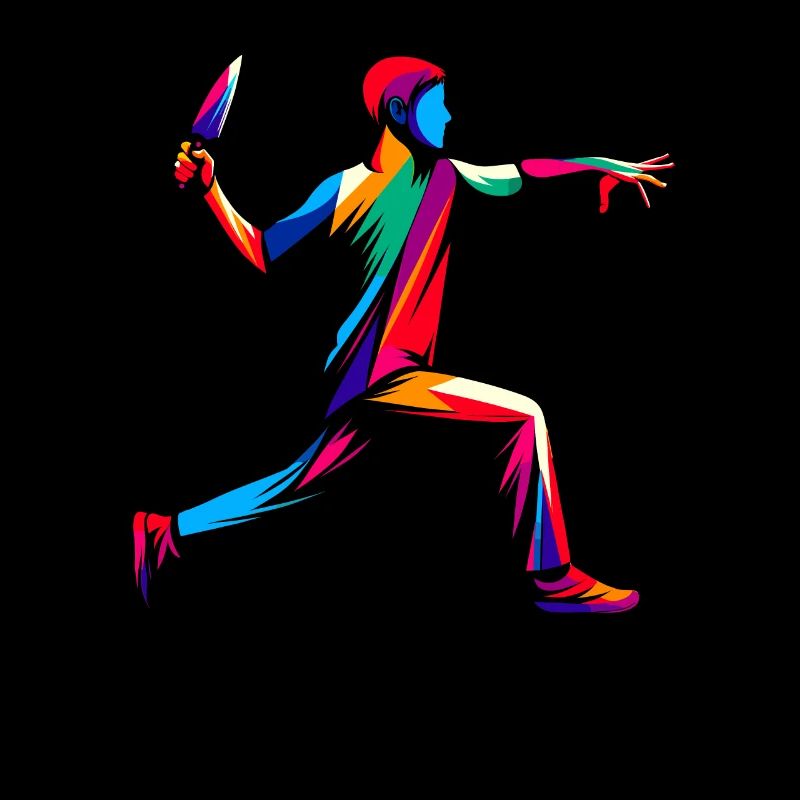 Pop Art Couteau Lancer Lame Lanceur Couteaux Cible