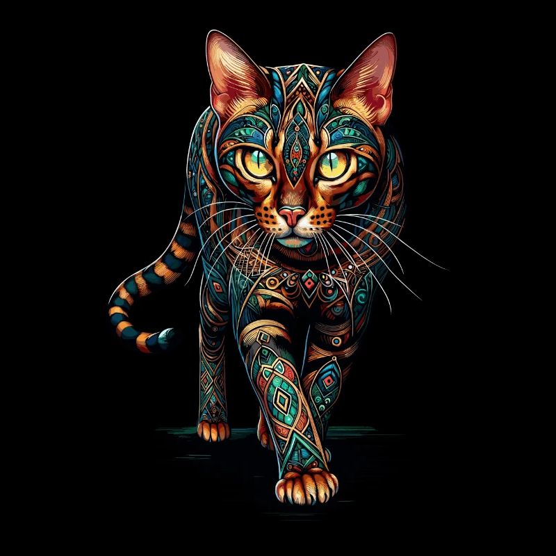 Mandala Art Bengal Chat