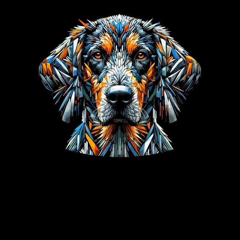 Polygon Art Plott Hund Plott Hund