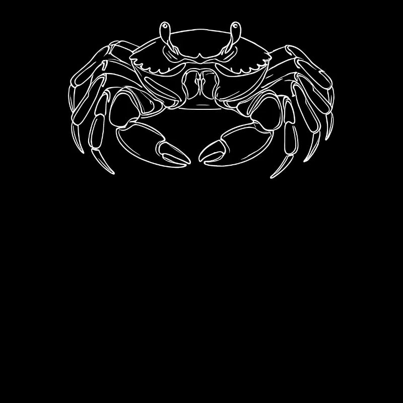 Crabe au trait