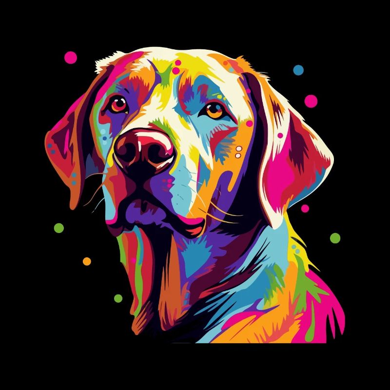 Labrador Chien Coloré