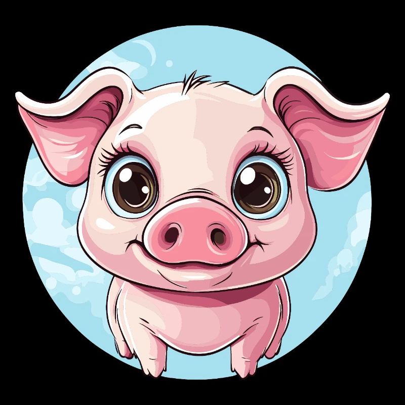 Cochon heureux