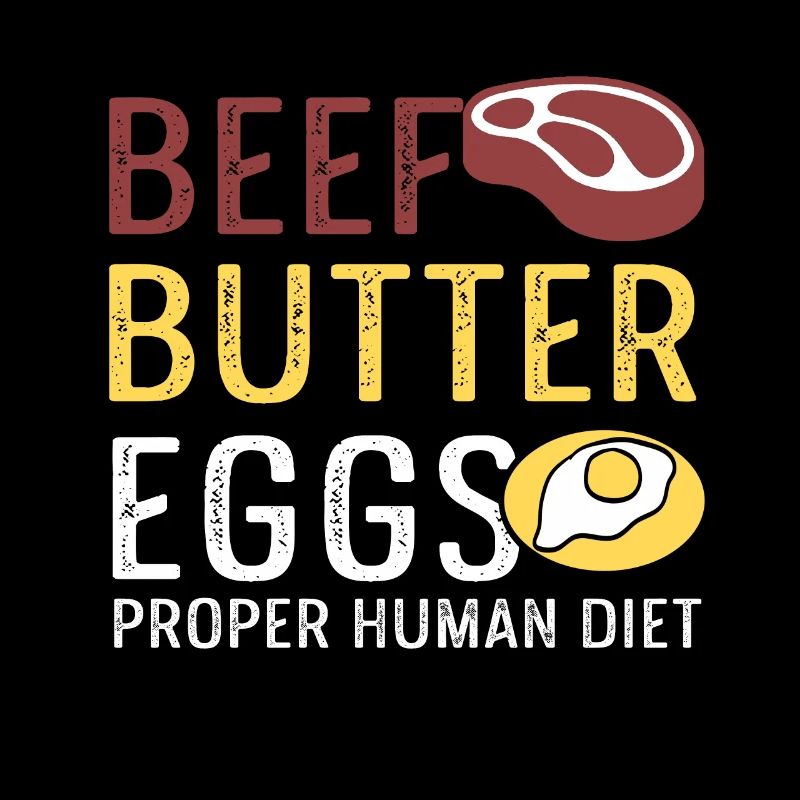 Beef Butter Eggs Proper Human Diet for Men