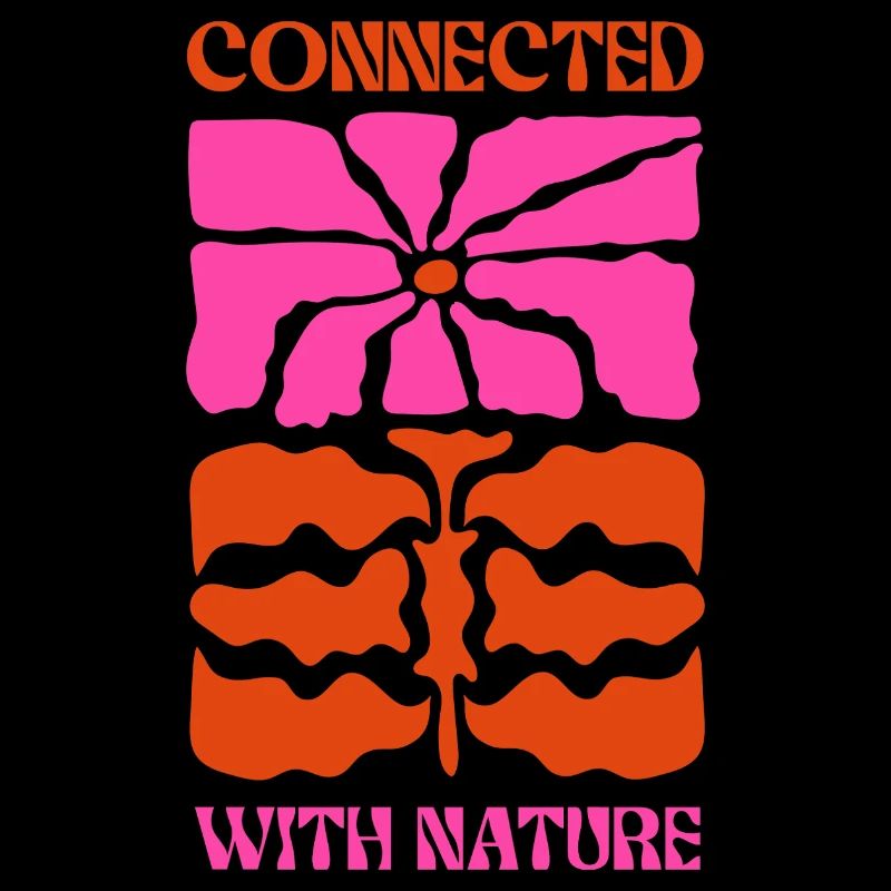 Connected With Nature Abstract Flower