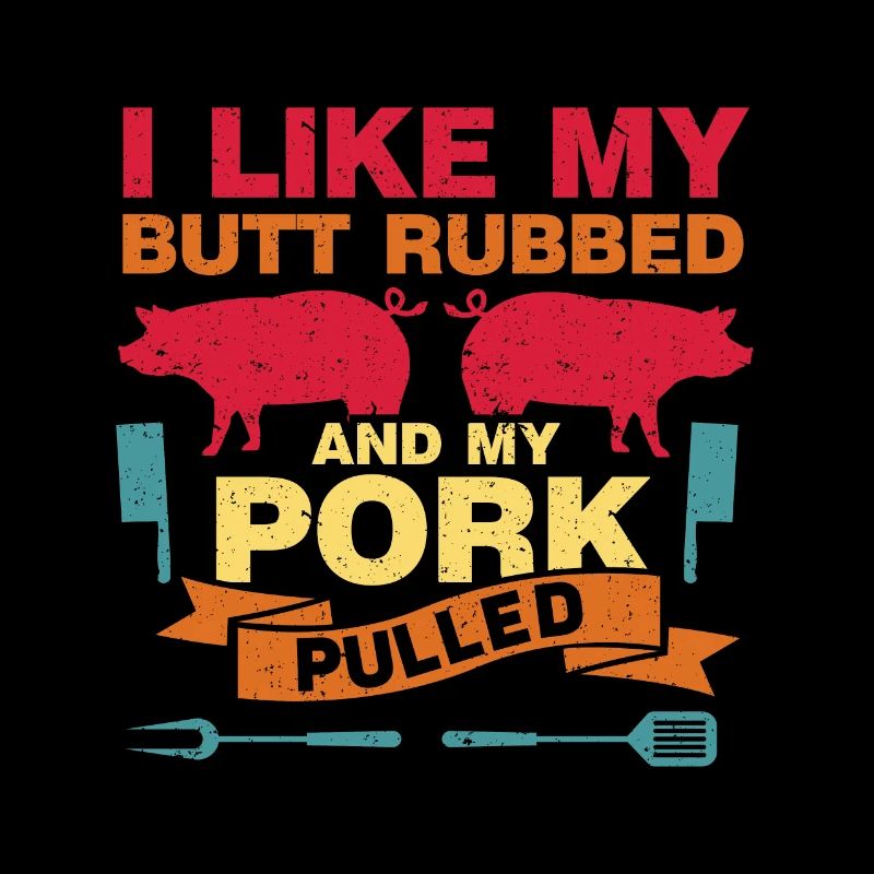 BBQ Pulled Pork Schwein Grill