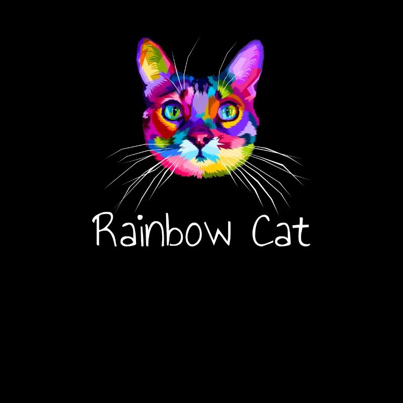 Chat arc en ciel