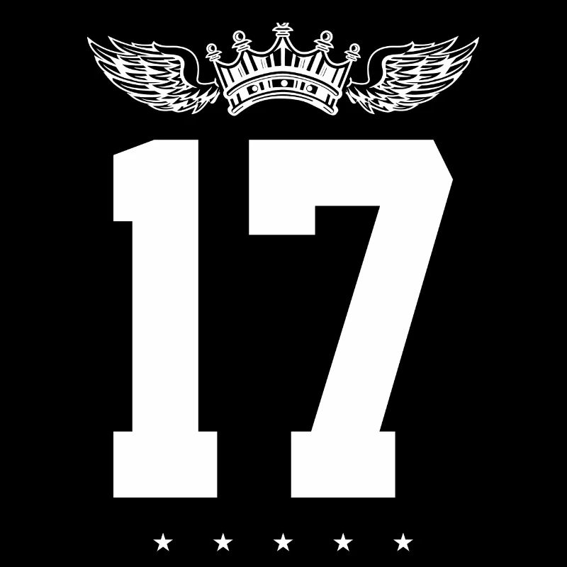 17 Number crown