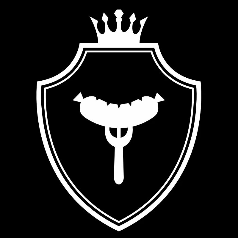 Wurst Gabel Wappen