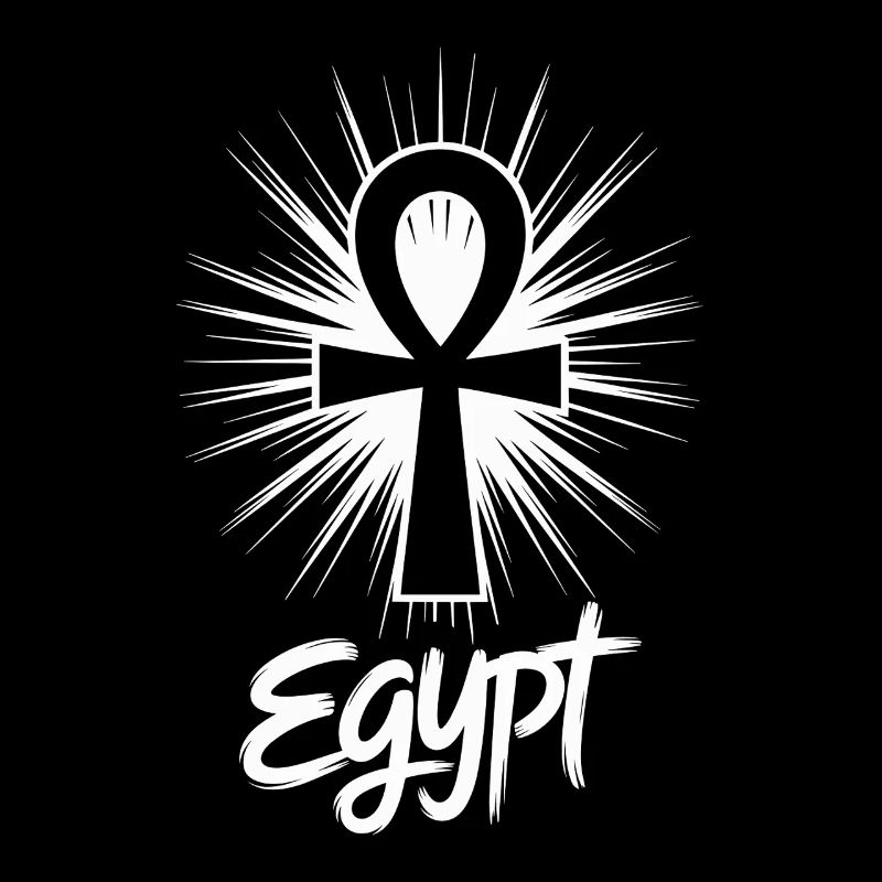 Ägypten Ankh Symbol Splash