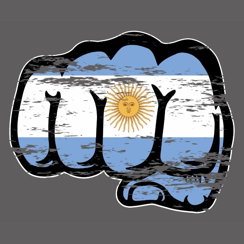Argentinien Flagge Faust used