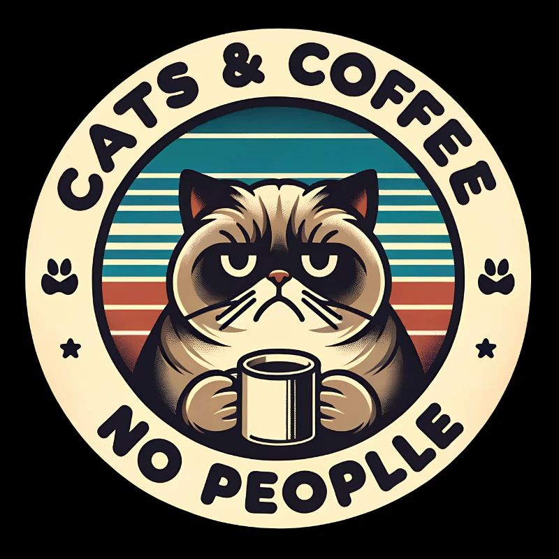 Le chat et le café, pas les gens