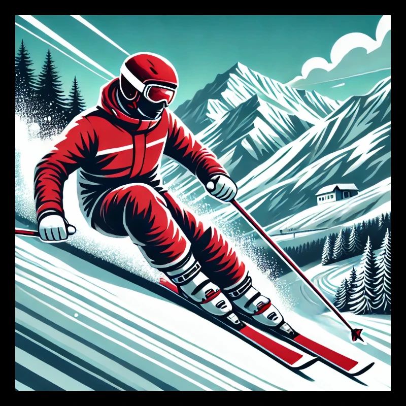 Dynamics and adventure: skiing in the Alps