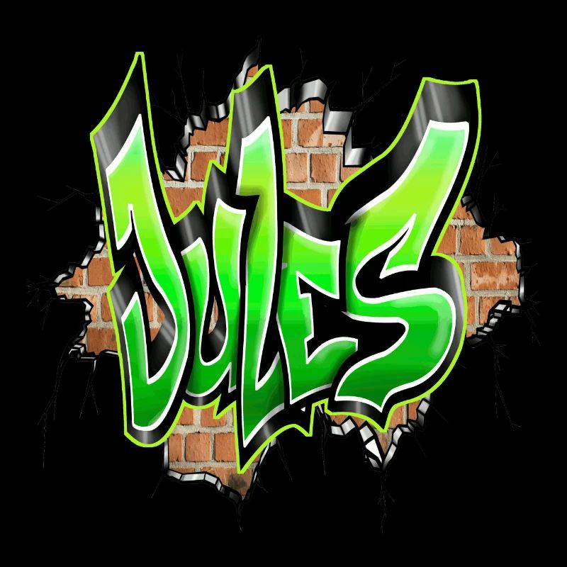 Jules Graffiti Vert