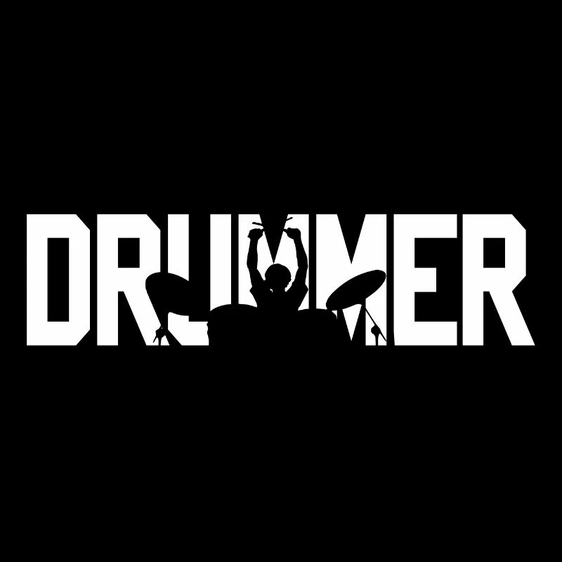 Batteur Drummer Shirt Design