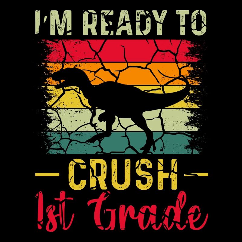 Ich bin bereit, Regenbogenmädchen Jungen der 1. Klasse zu zerquetschen