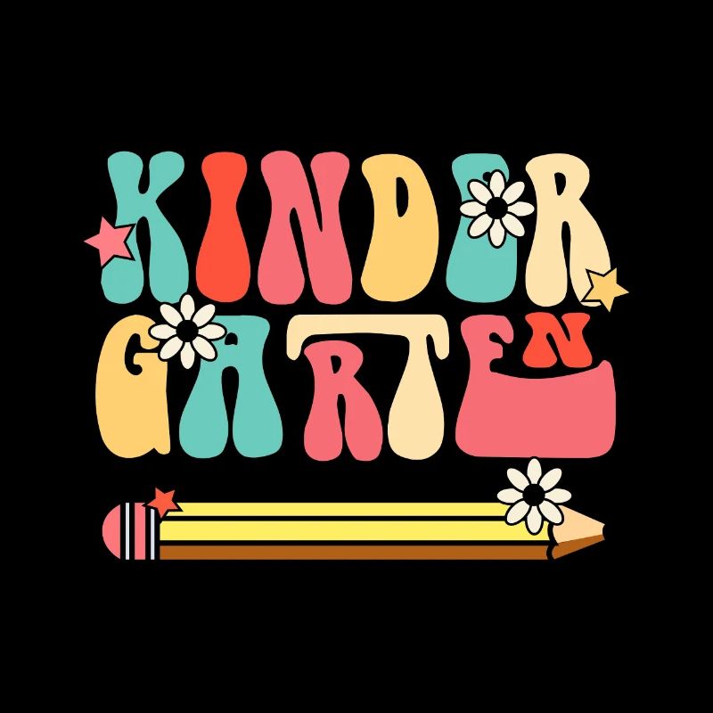 Groovy Hello Kindergarten Vibes Professeur rétro