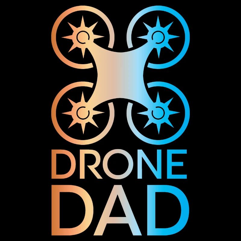drone dad Farben Dronen Pilot Symbol icon Logo
