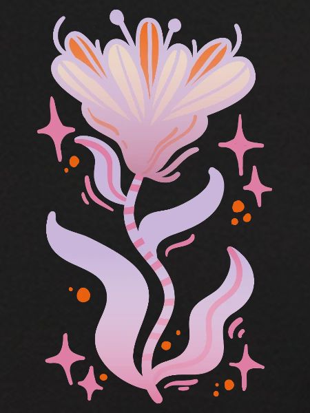 Fleur fantastique rêveuse
