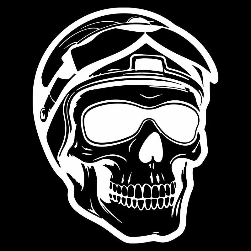 Skeleton Biker
