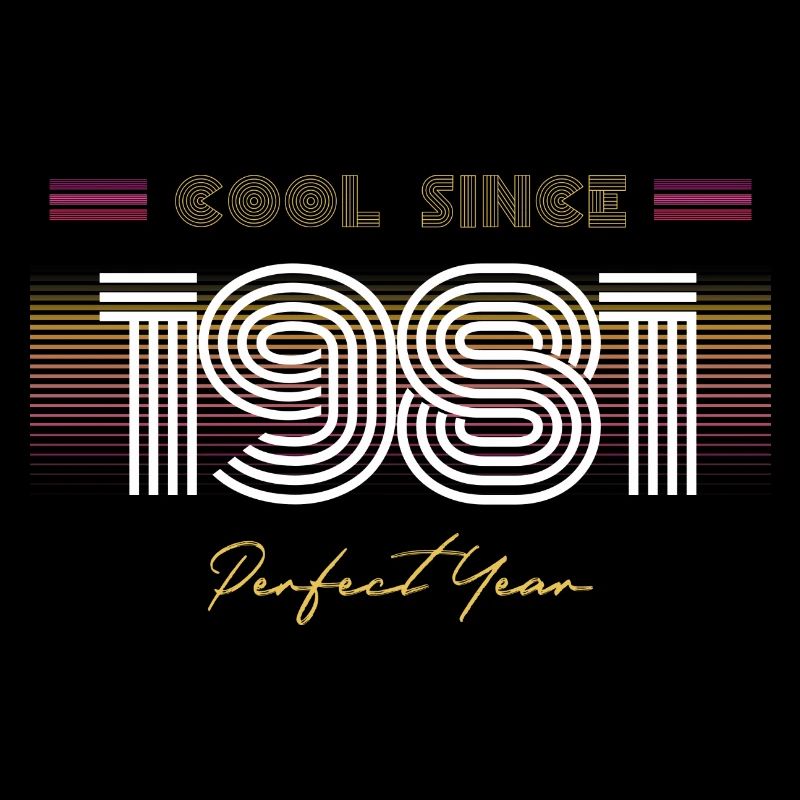 Geburtstag Cool seit 1981