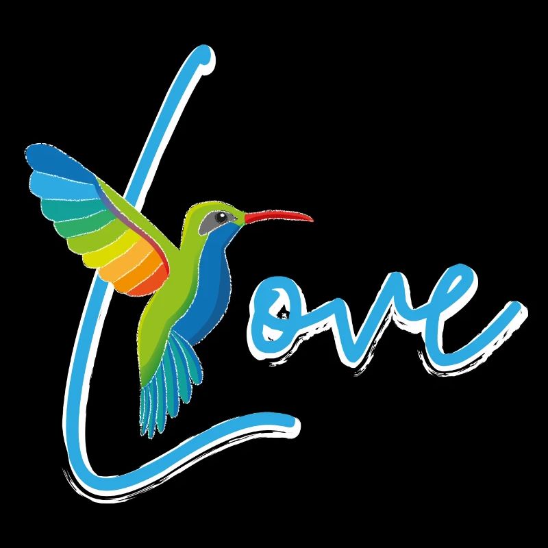 Colibri Amour blanc