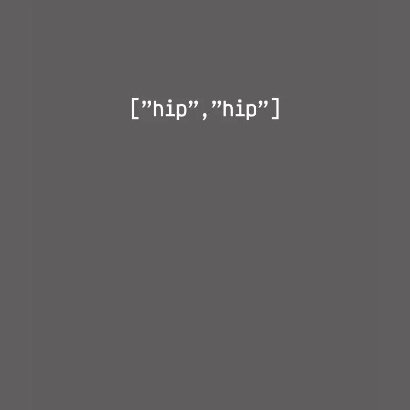 Hip Hip Array Programmierer Coding