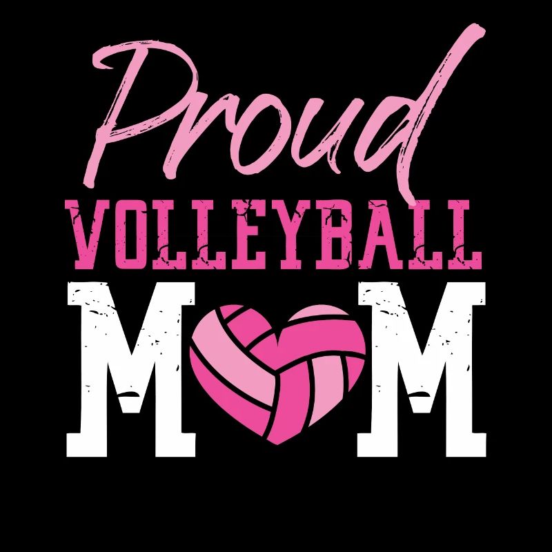 Joueuse de volleyball Équipe Maman Mère