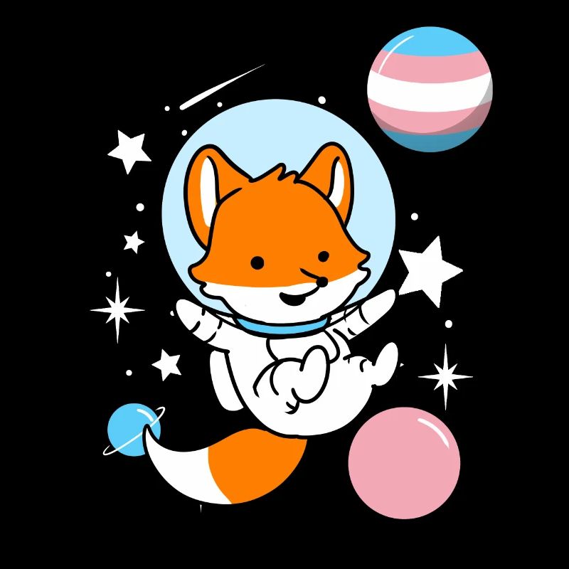 Fuchs Astronaut Trans Pride