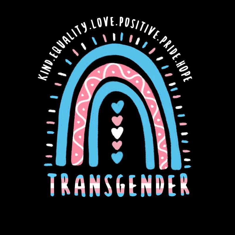Trans Spruch Transgender Boho Regenbogen