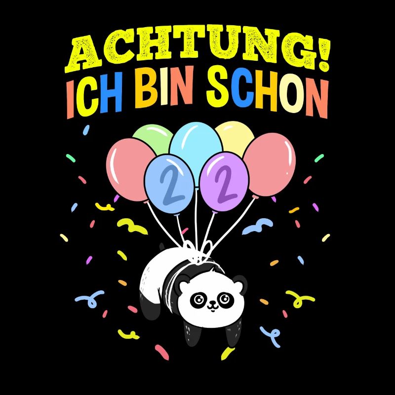 Achtung Ich Bin Schon 2 Geburtstag Panda