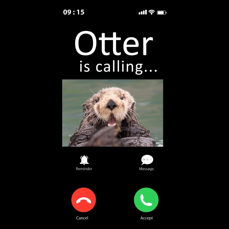 Otter Phone Display Otter Is