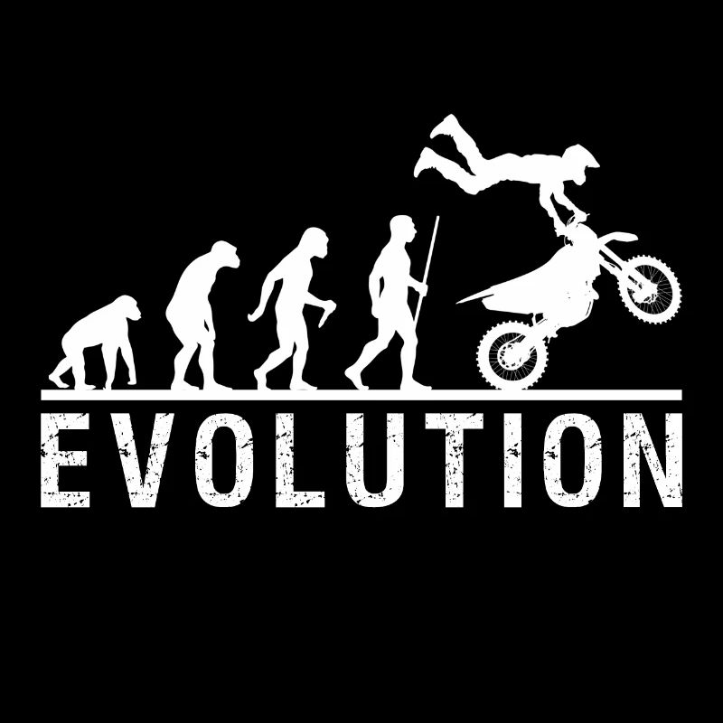 Evolutionskette des Motocross