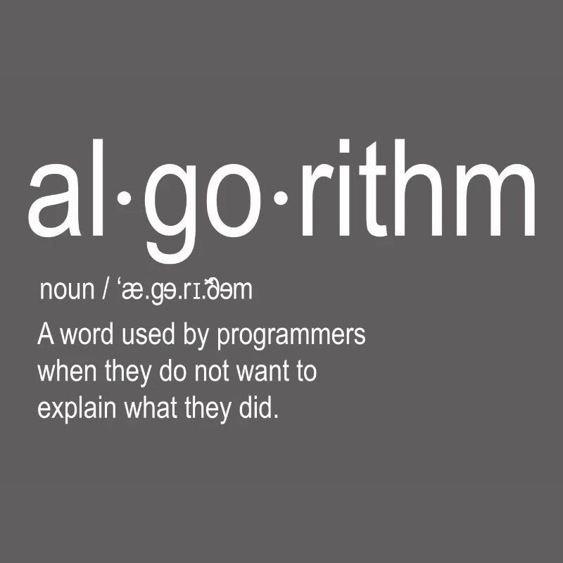 Algorithm Shirt Algorithmus Definition Geschenk