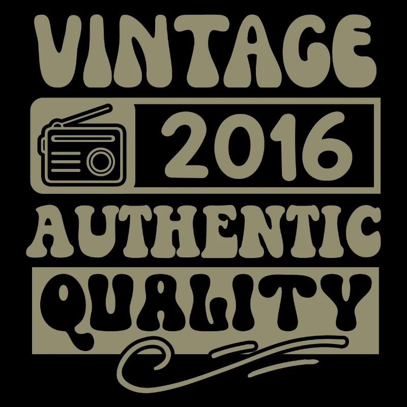 Authentic 2016 Vintage 2016 - Vintage 2016 Retro