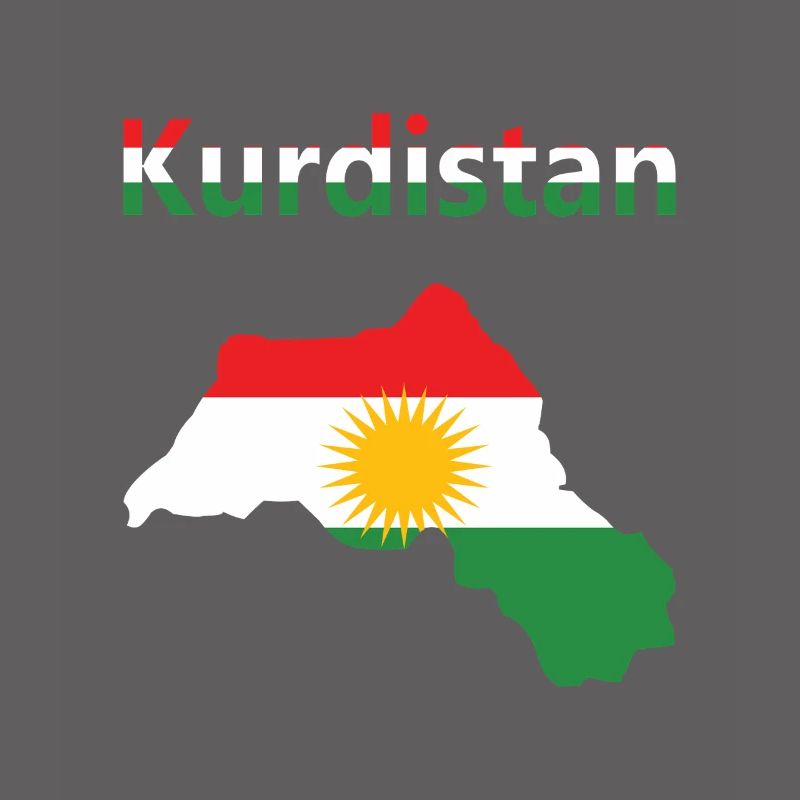 Drapeau du Kurdistan Bakur Bashur Rojava Rojhlt Newroz
