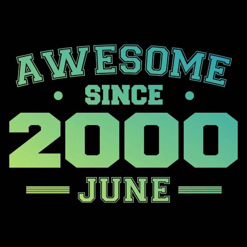 June 2000 Birthday Year 2000 June Gift 2000